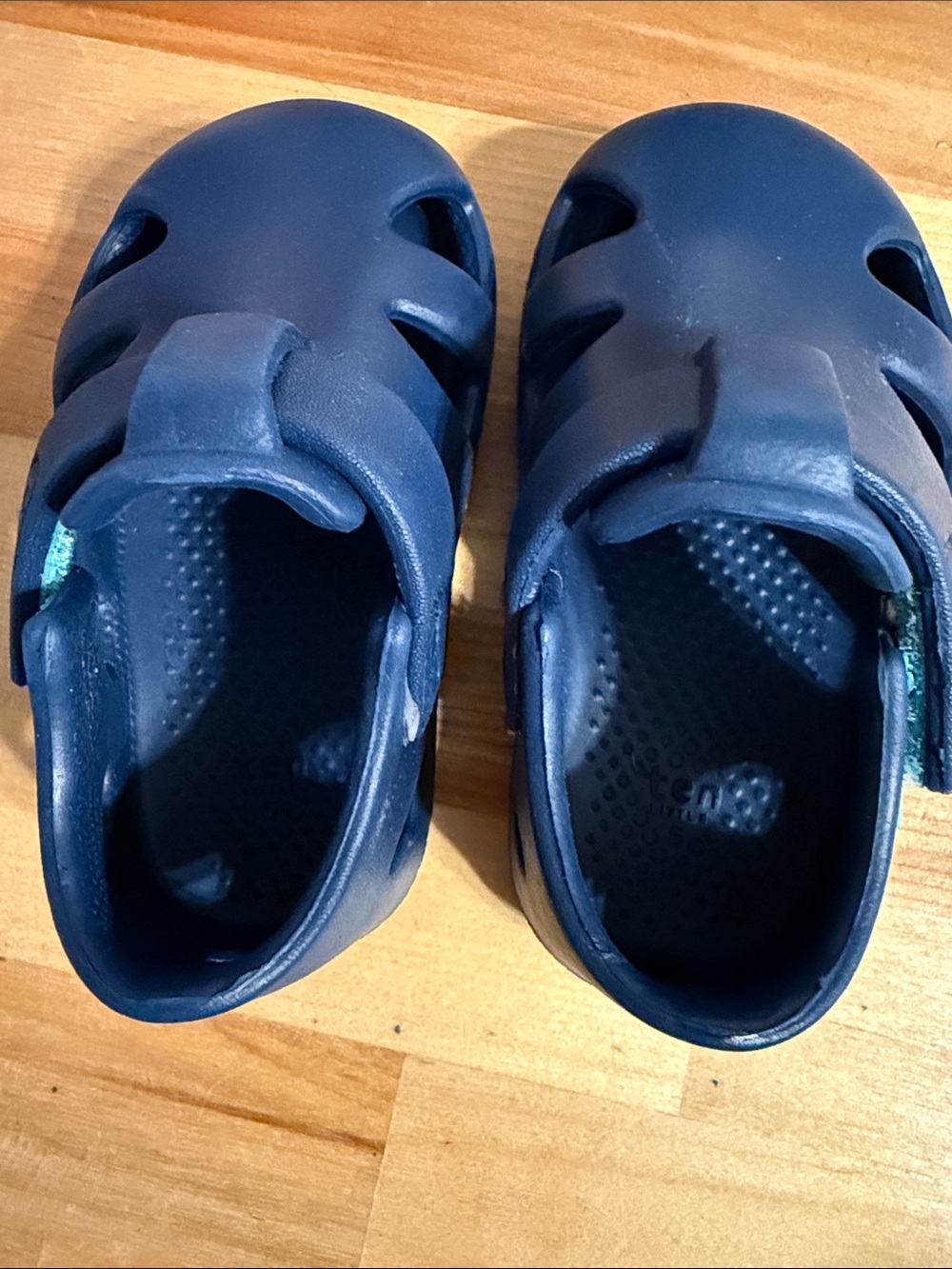 Toddlers' Navy Blue Closed-Toe Water Clogs